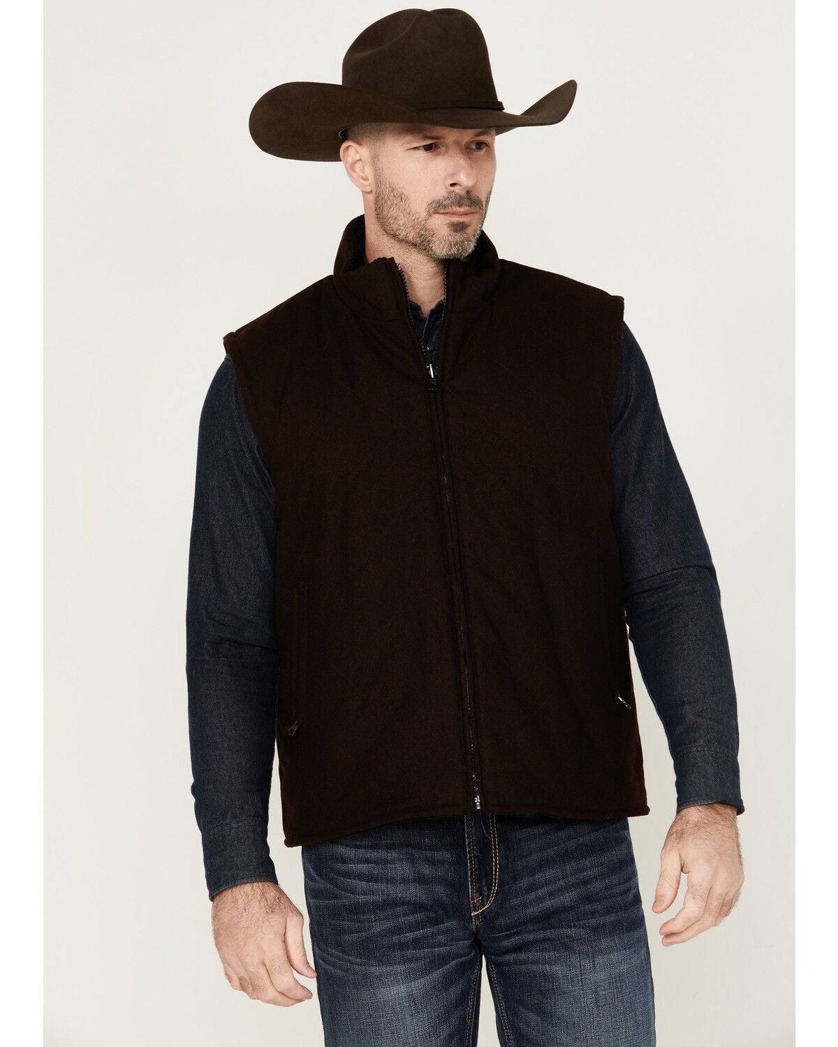 Image #1 - Resistol Men's Matthew Reversible Vest, , hi-res