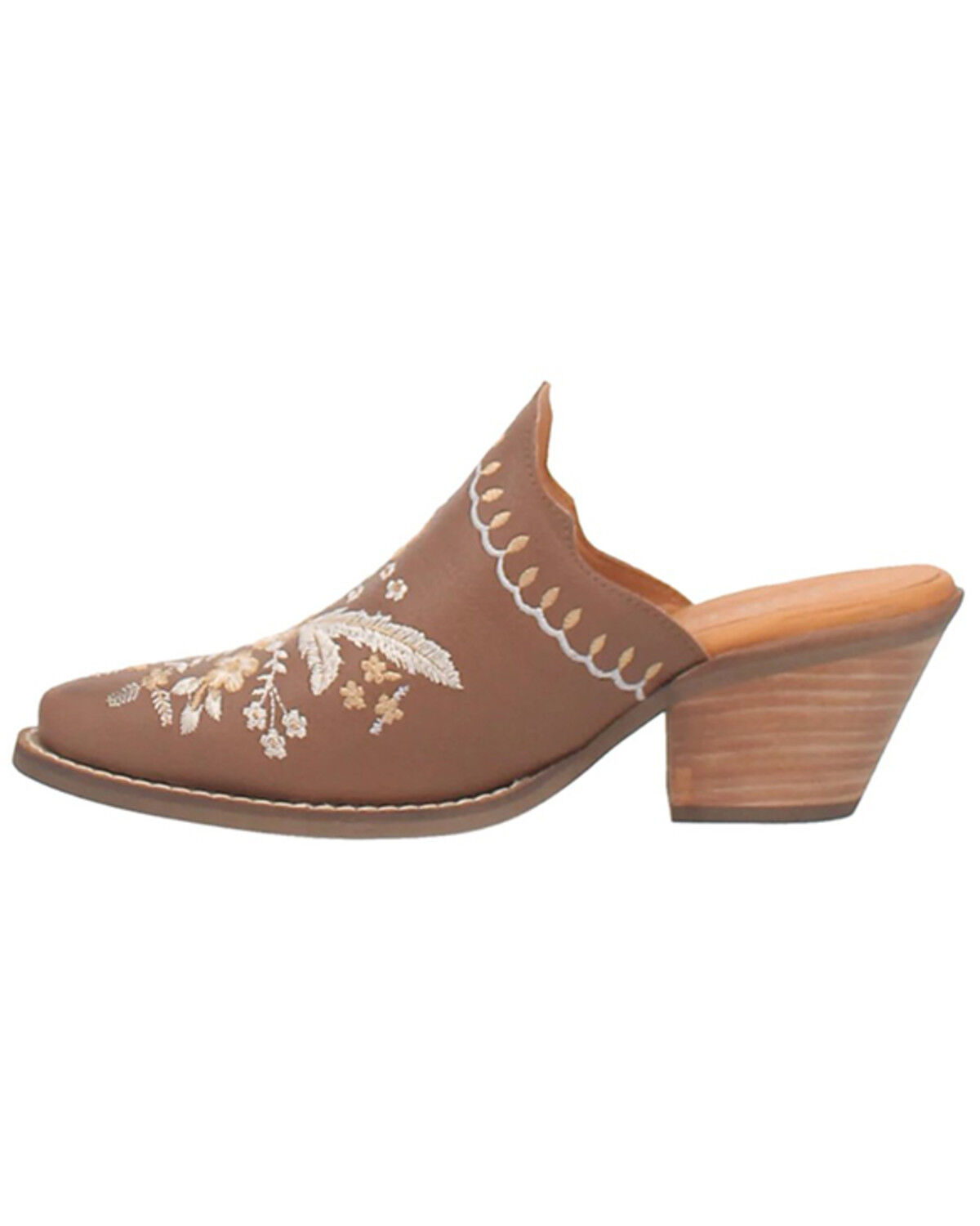Image #3 - Laredo Women's Wildflower Mules - Snip Toe, Brown, hi-res