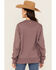 Image #4 - Hooey Women's Bronco Graphic Crewneck Sweatshirt, Purple, hi-res