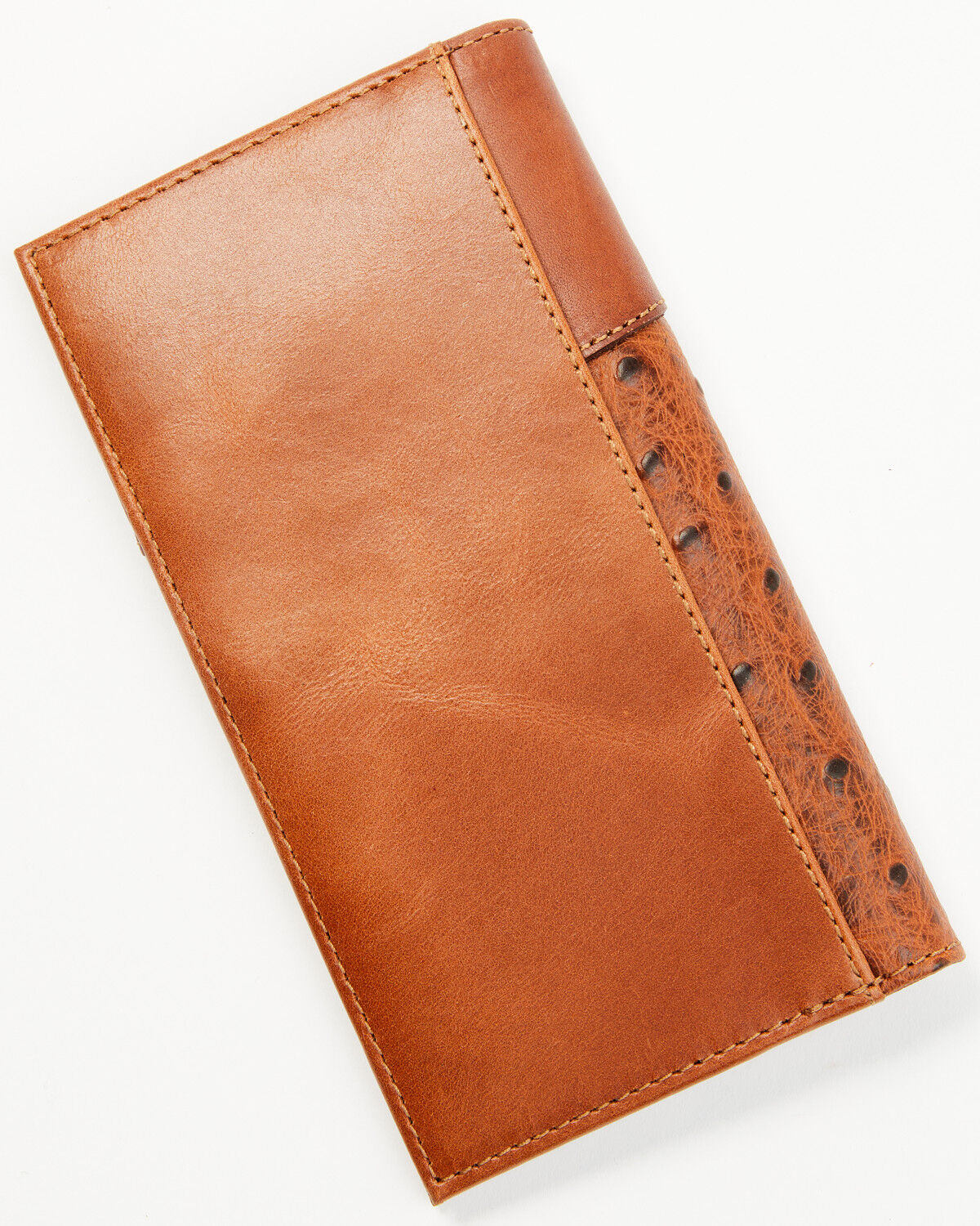 Image #3 - Cody James Men's Grady Faux Ostrich Rodeo Wallet, Brown, hi-res