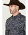 Image #2 - Cody James Men's Neverland Paisley Print Long Sleeve Button-Down Stretch Western Shirt - Big, , hi-res