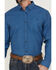 Image #3 - RANK 45® Men's Bulldogger Dobby Geo Button-Down Western Shirt, Blue, hi-res