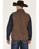 Image #4 - Ariat Men's Vernon Softshell Vest, Brown, hi-res