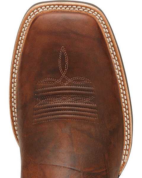 Image #9 - Ariat Men's Tycoon Western Performance Boots - Broad Square Toe, Brown, hi-res