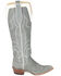 Image #2 - Justin Women's Verlie Vintage Suede Tall Western Boots - Snip Toe , Grey, hi-res
