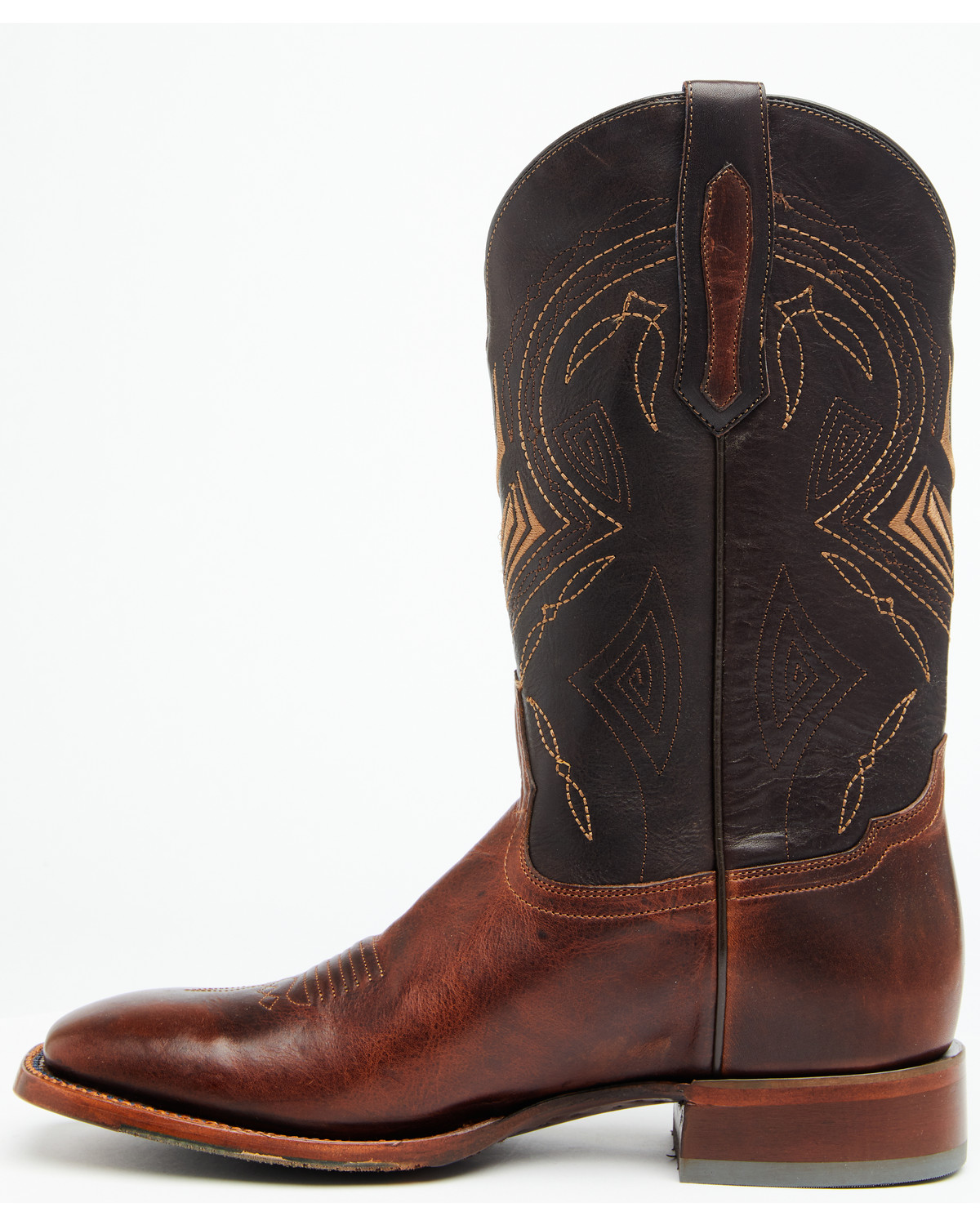 Cody James Men's Honey Black Western Boots - Wide Square Toe - Country ...