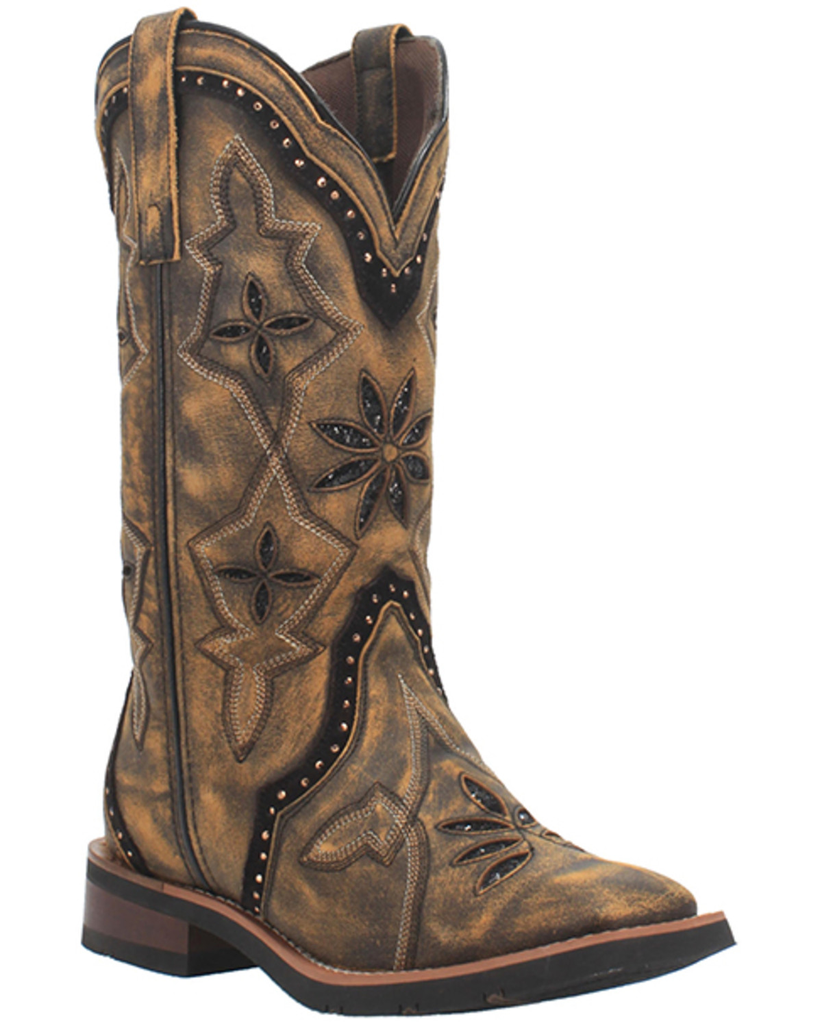 Women's laredo square toe boots clearance