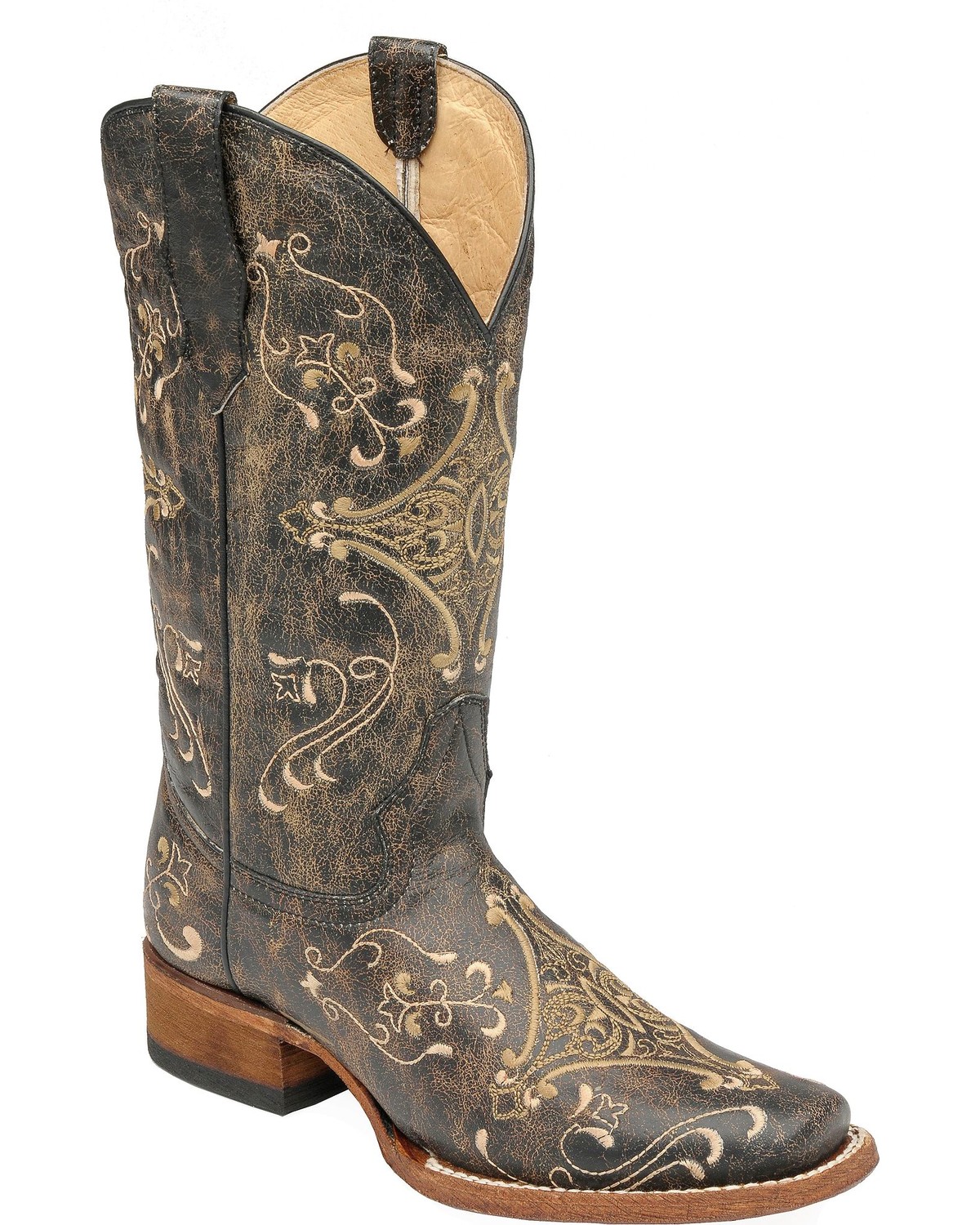 black diamond cowboy boots
