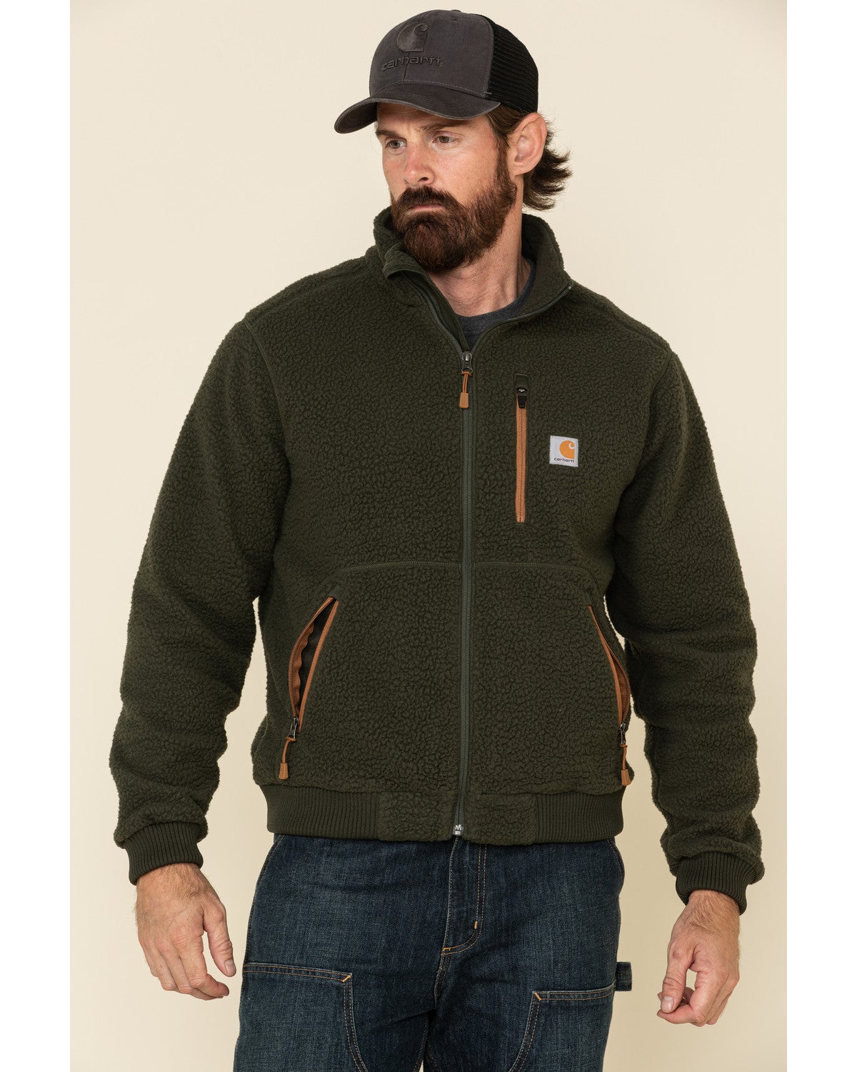 Fleece Zip-Front Work Jacket 
