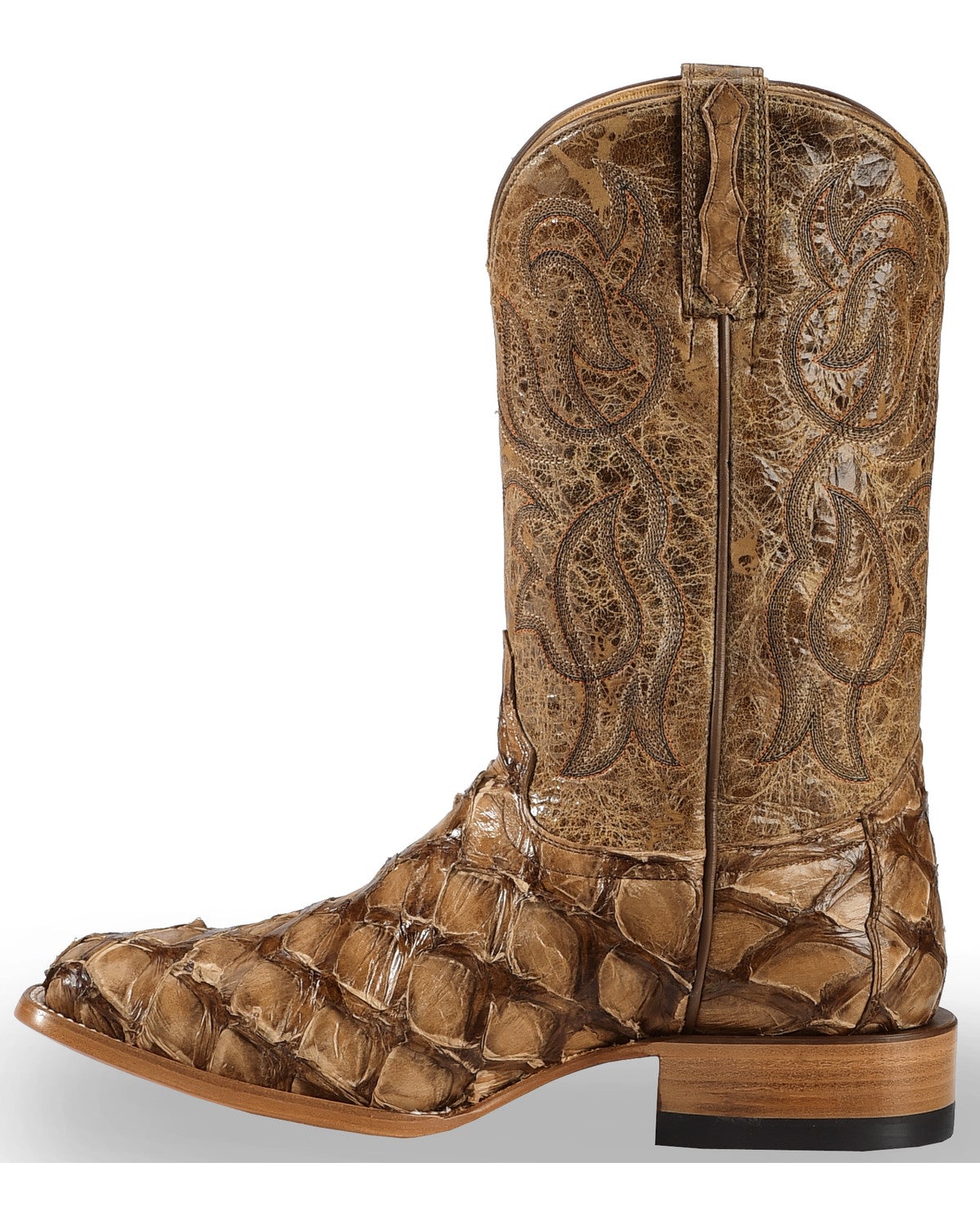 Cody James Pirarucu Exotic Boots Broad Square Toe Country Outfitter