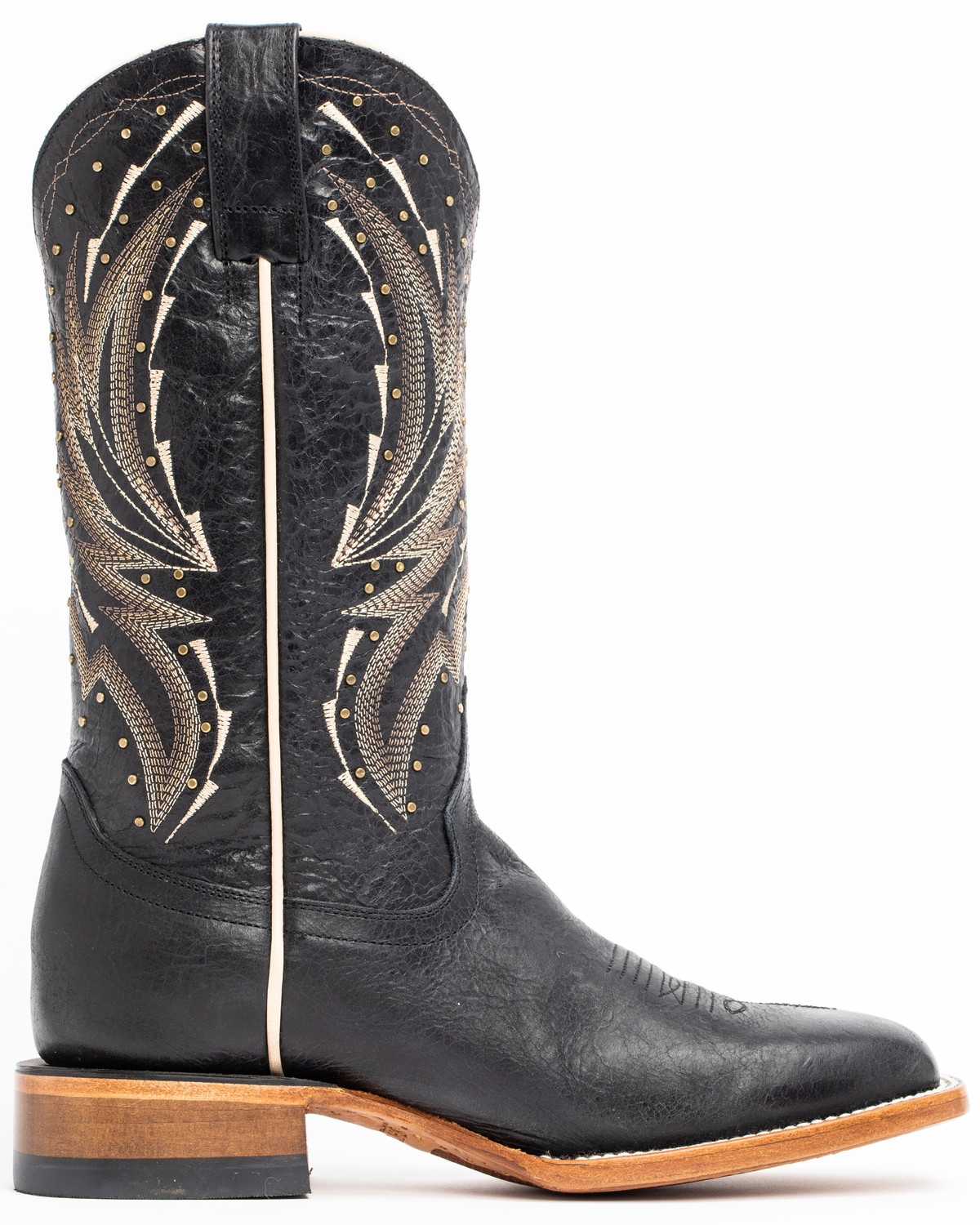 wide square toe boots women's