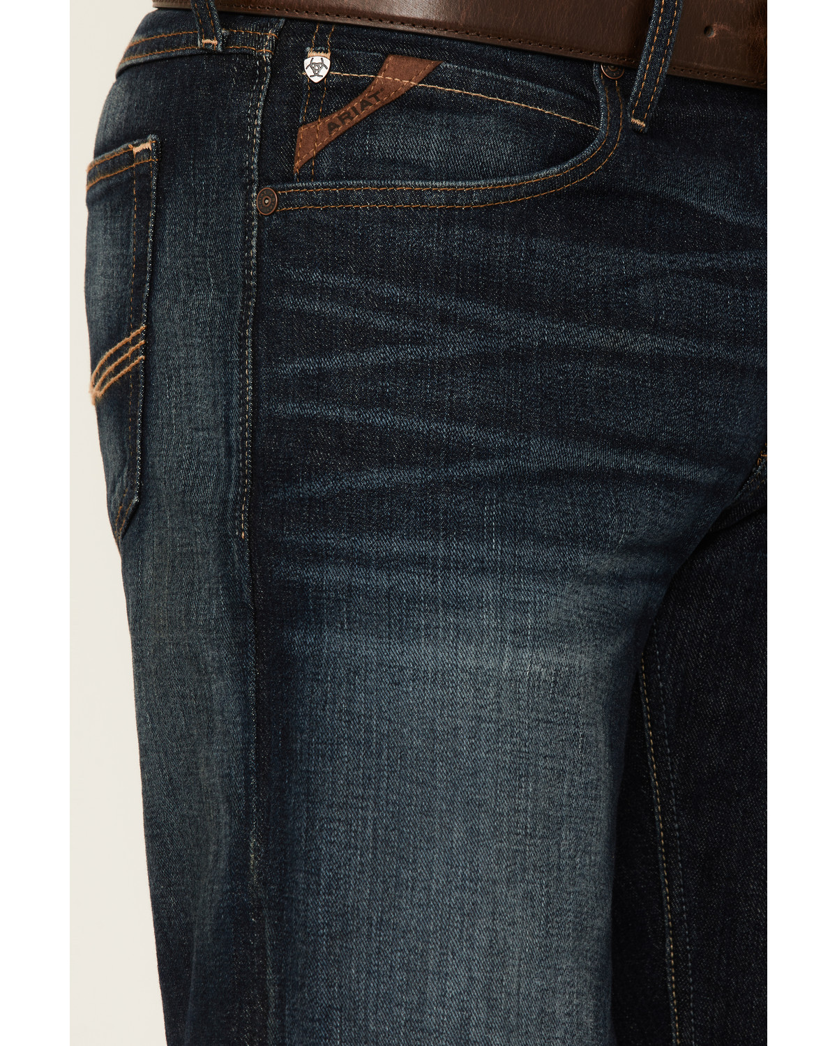 Ariat Men's Blue M5 Legacy Stretch Durham Jeans Straight Leg