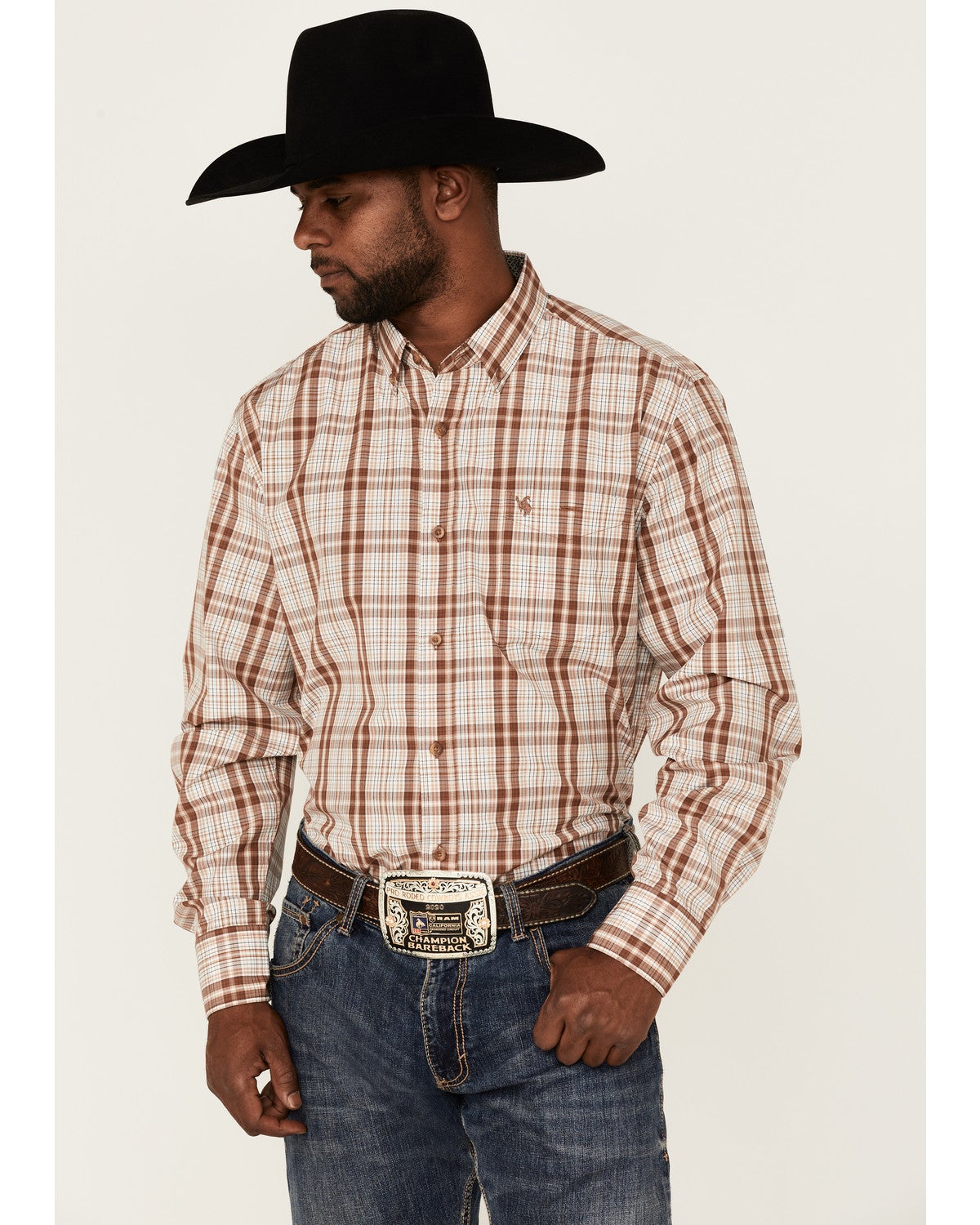 Rodeo Clothing Men's Small Plaid Long 