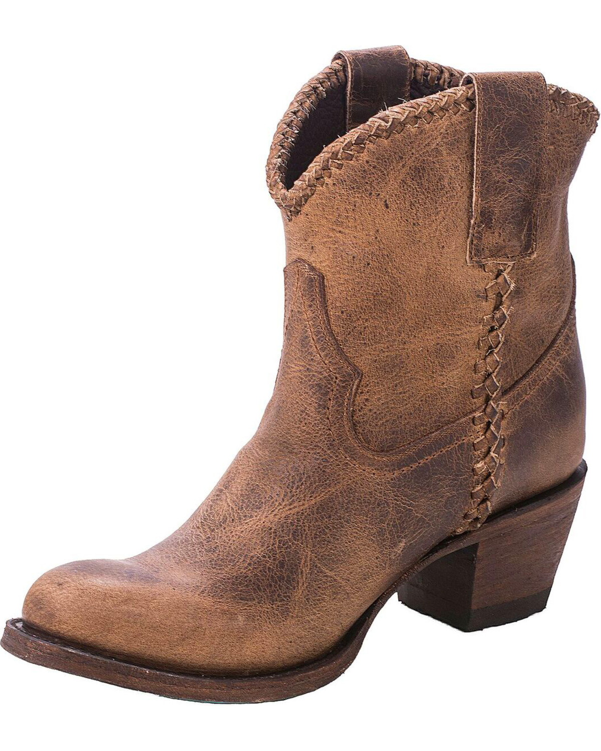 round toe womens booties