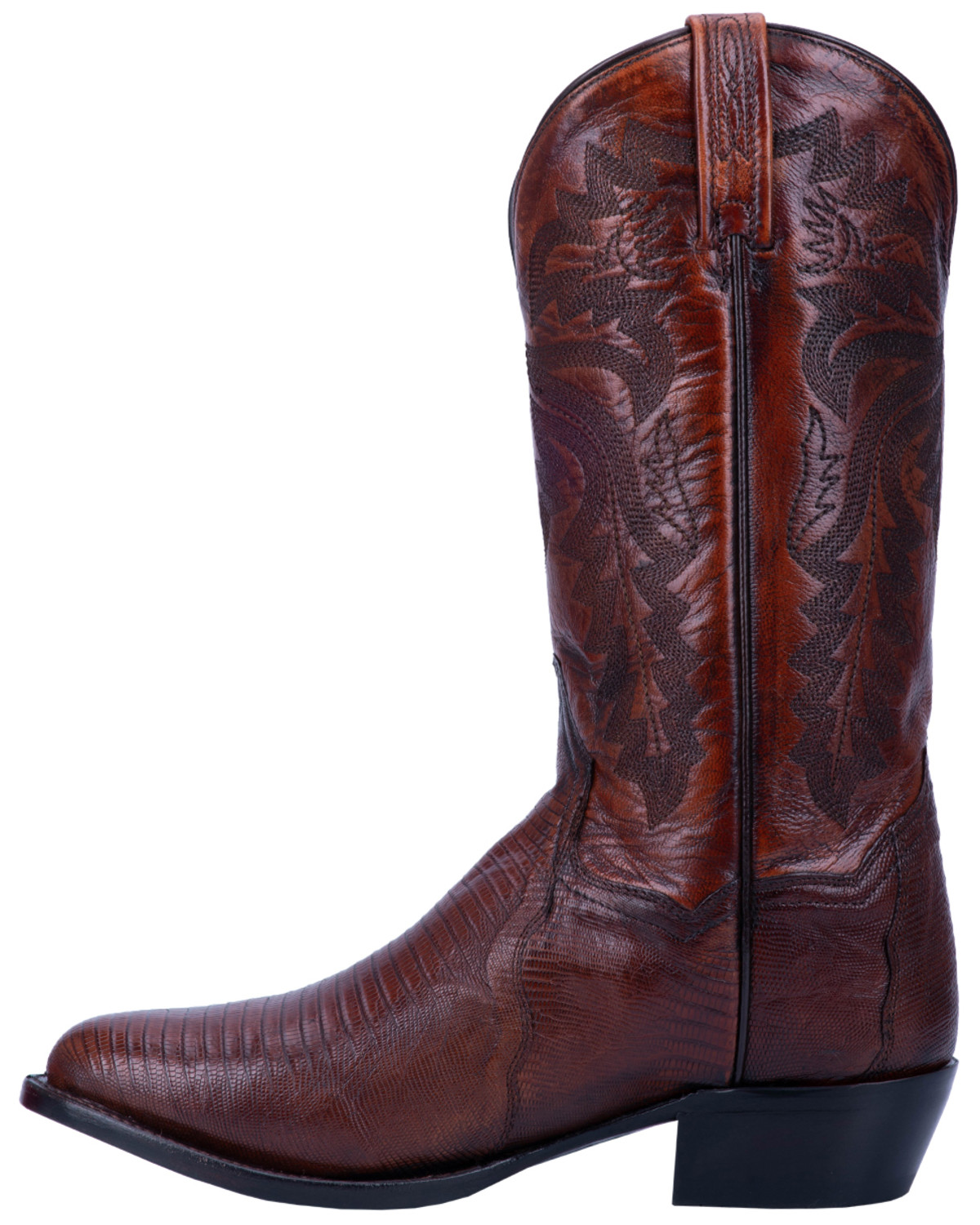 Dan Post Men's Tan Winston Lizard Western Boots Round Toe Country