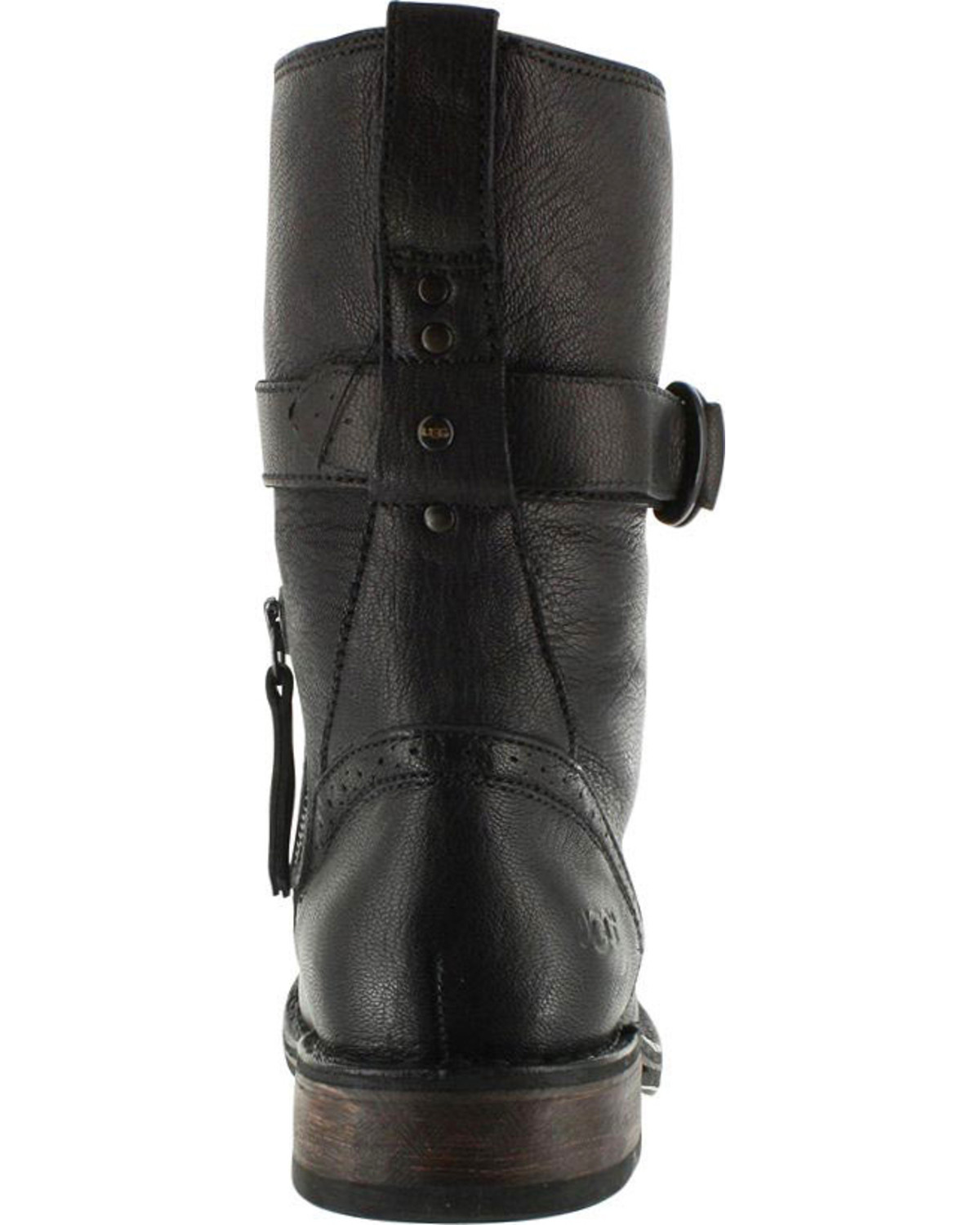 UGG Women's Black Jenna Military Boots - Round Toe - Country Outfitter