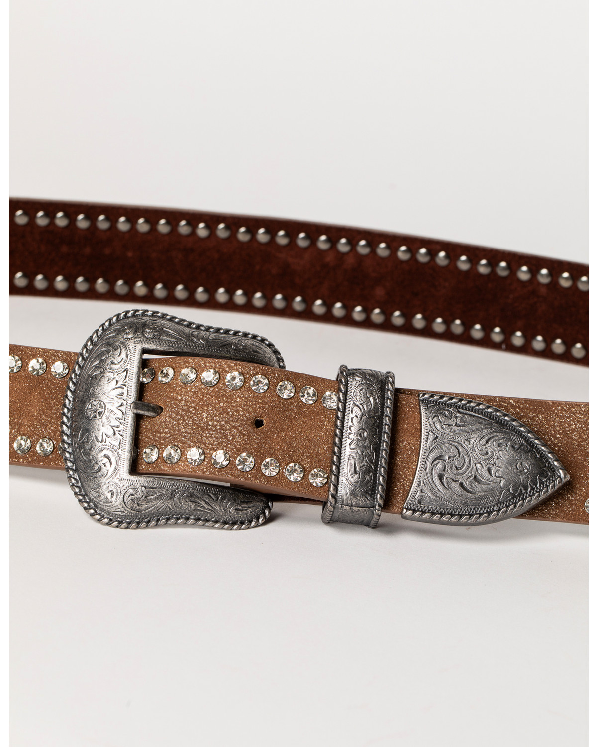 Shyanne Women's Rhinestone Border Belt - Country Outfitter