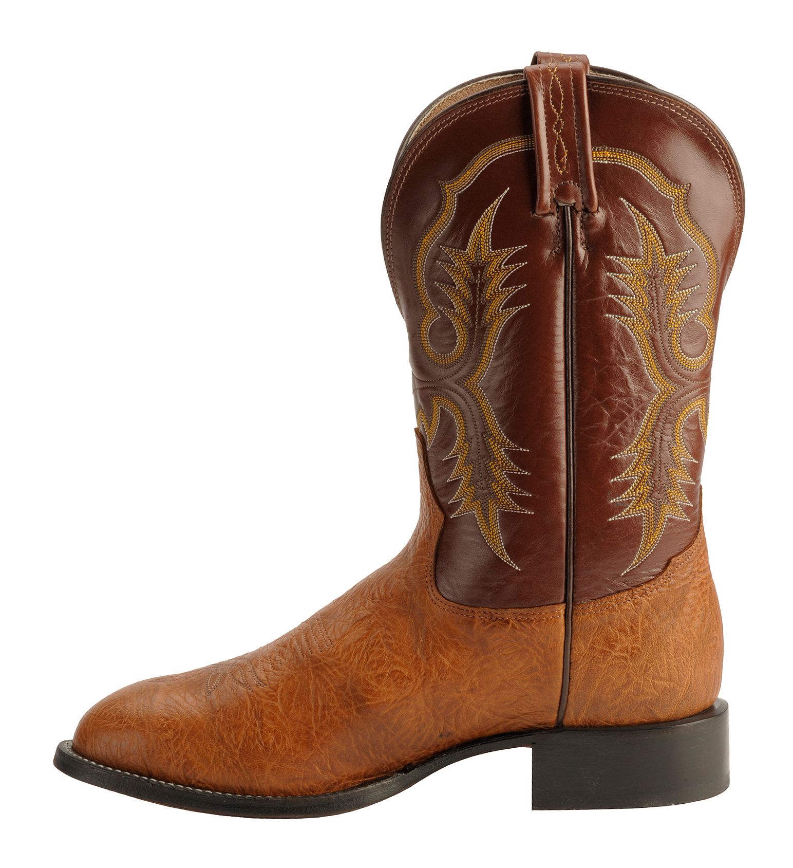 Tony Lama Aztec Shoulder Cowboy Boots - Round Toe - Country Outfitter