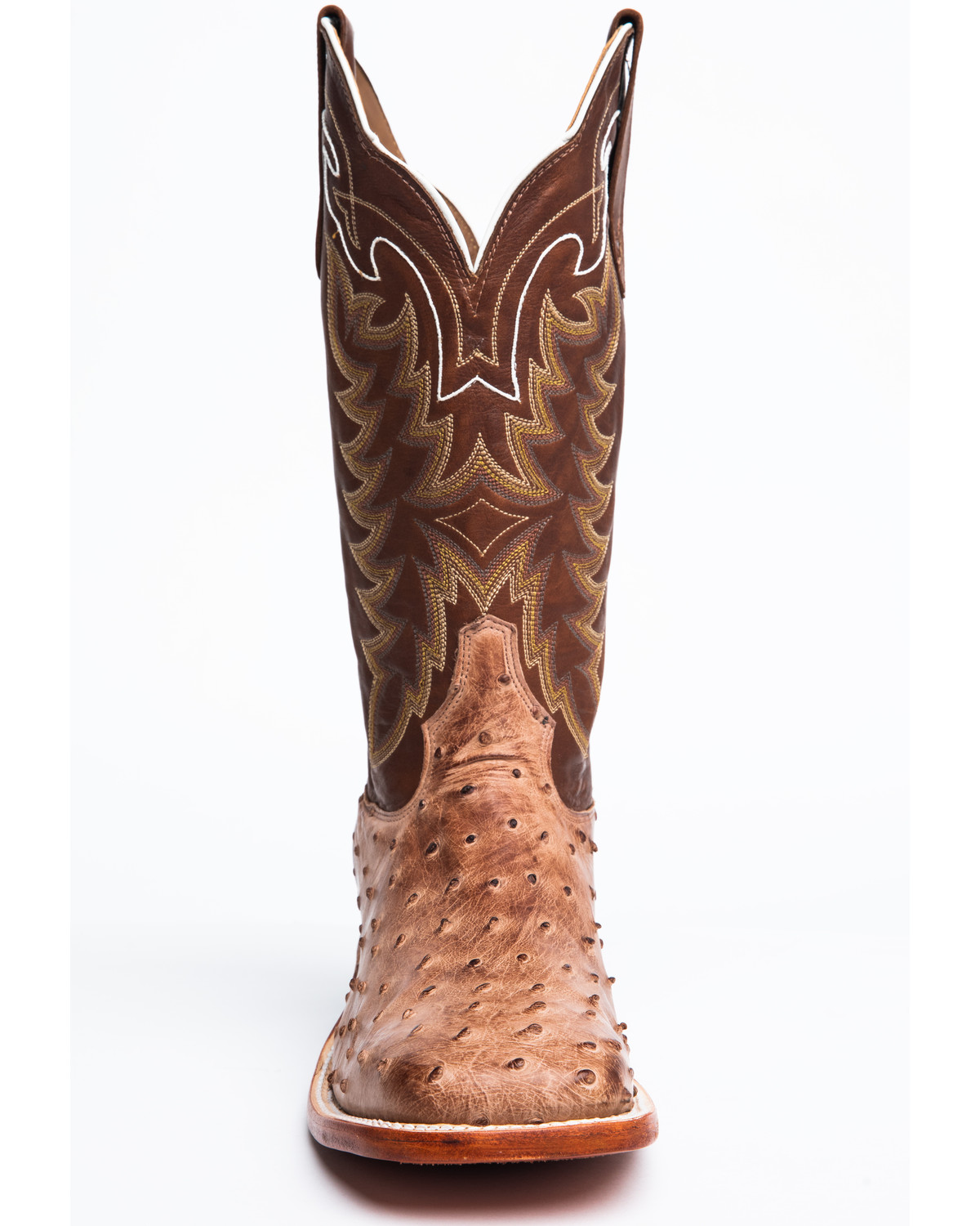 tony lama men's san saba full quill ostrich exotic boots