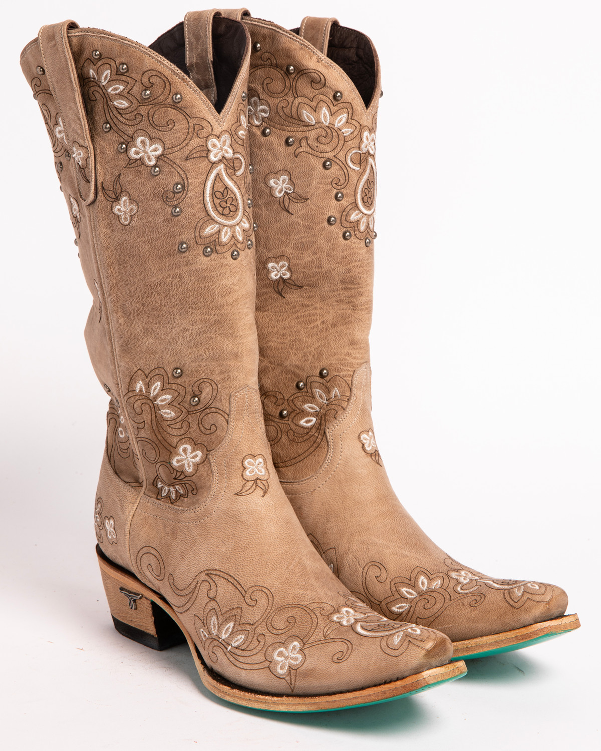 Lane Women's Sweet Paisley Cowgirl Boots Snip Toe Country Outfitter
