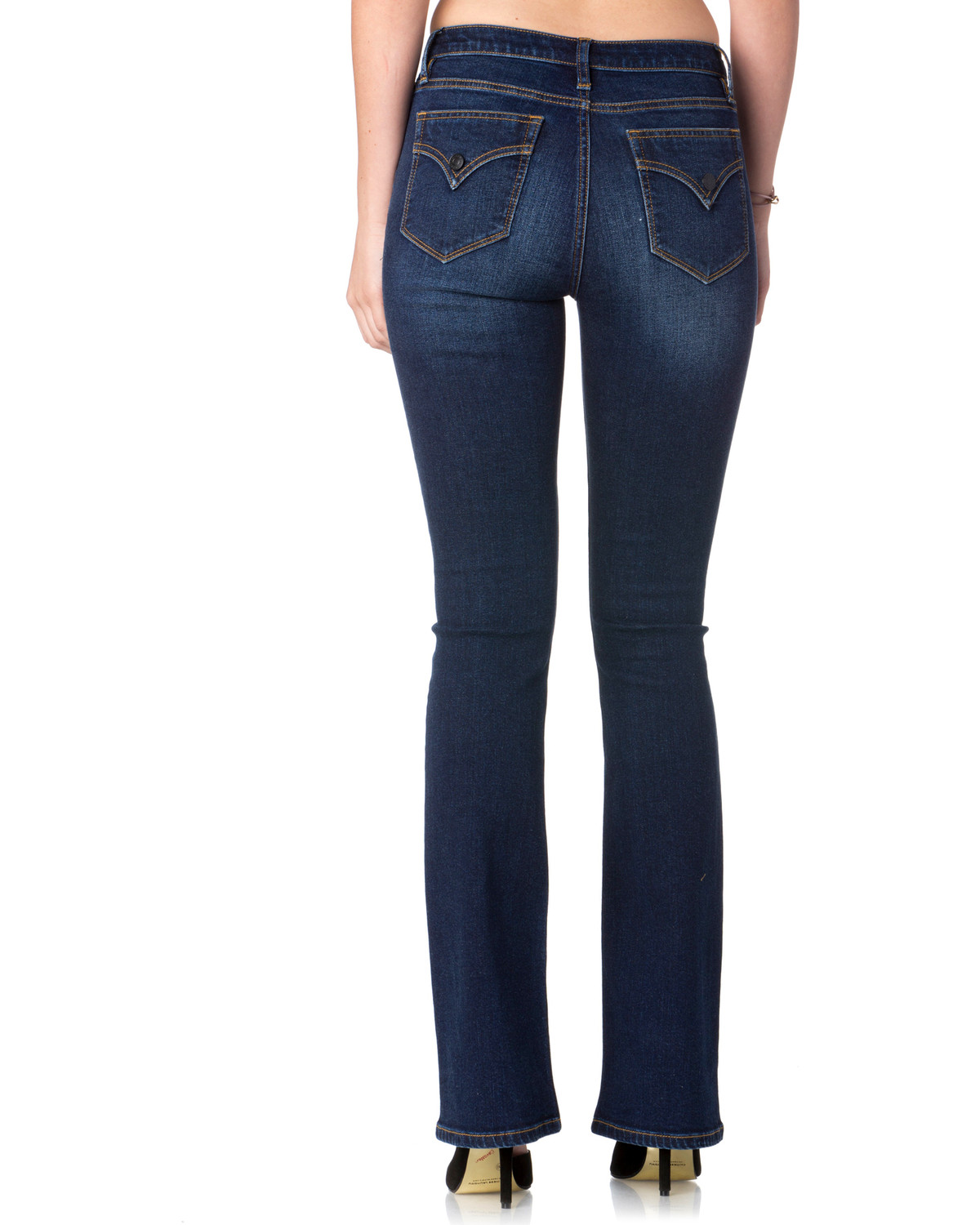 womens high rise bootcut jeans