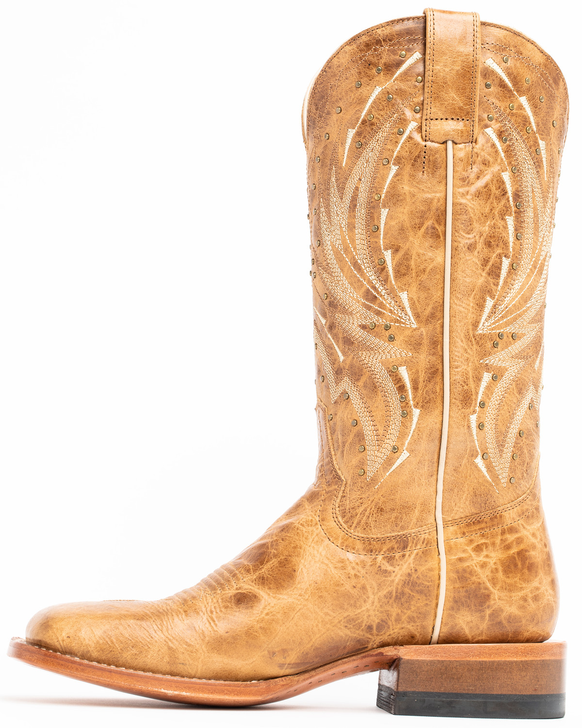 wide square toe boots women's