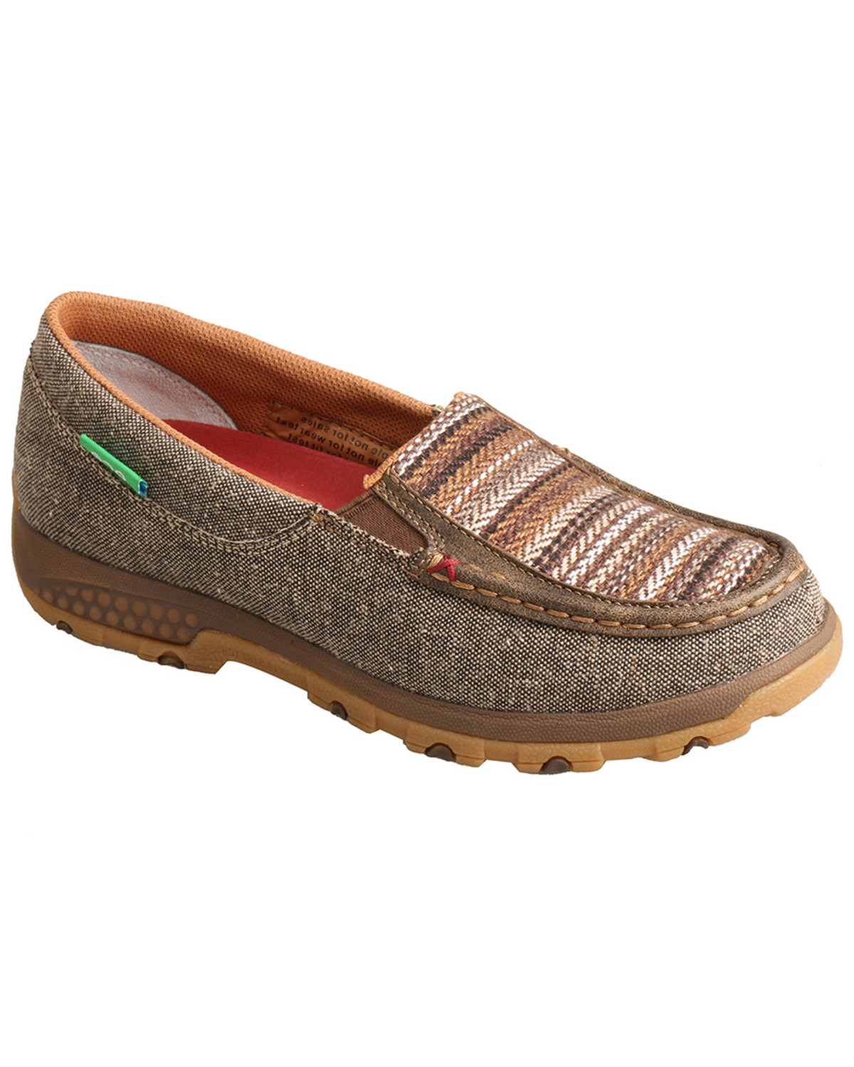 twisted x women's driving mocs slip on