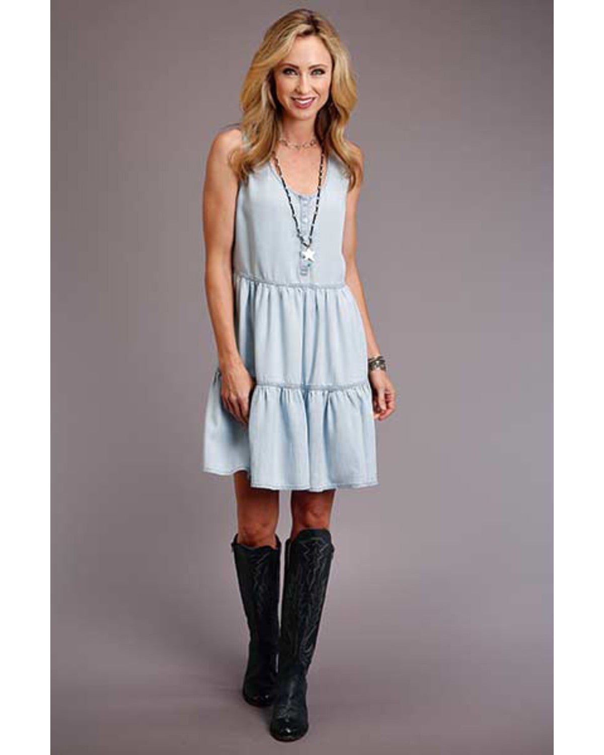 women's tiered tank dress