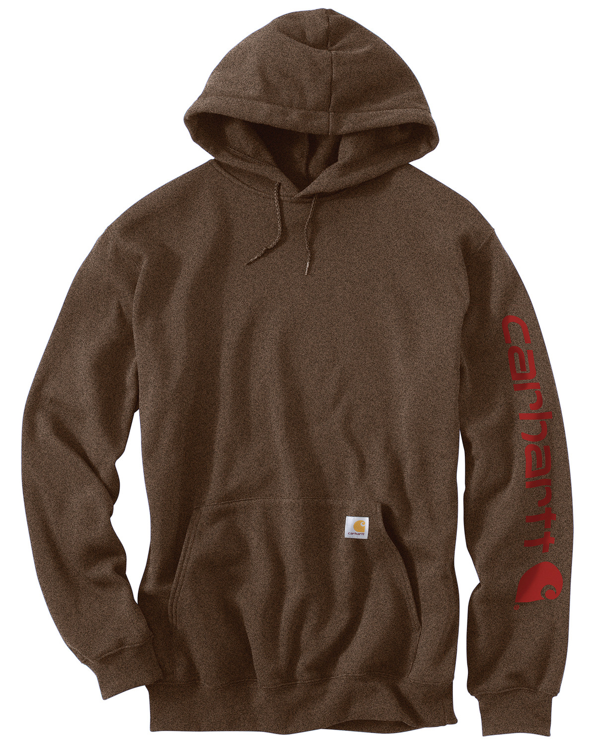 carhartt logo hooded sweatshirt