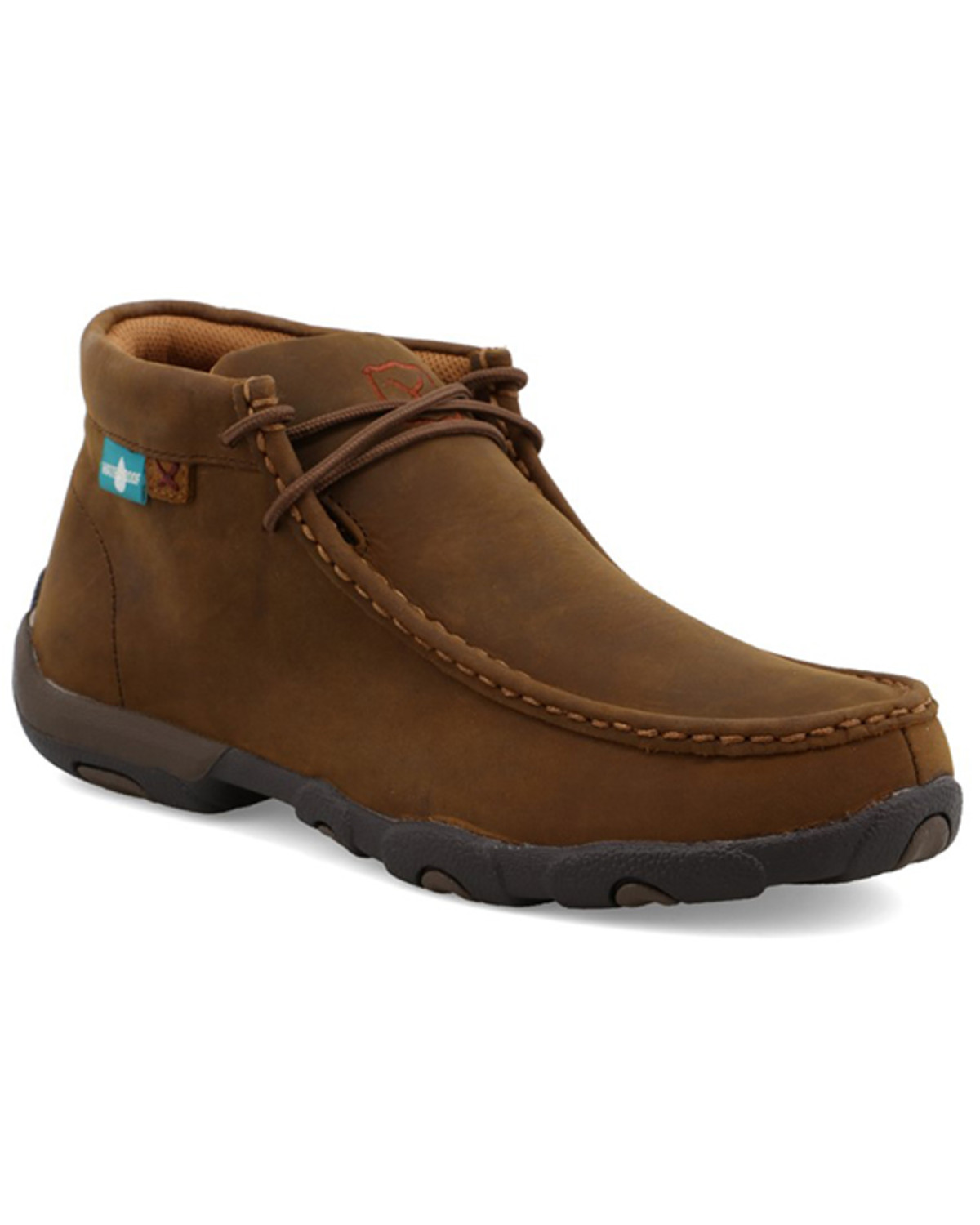 twisted x women's tooled chukka driving mocs