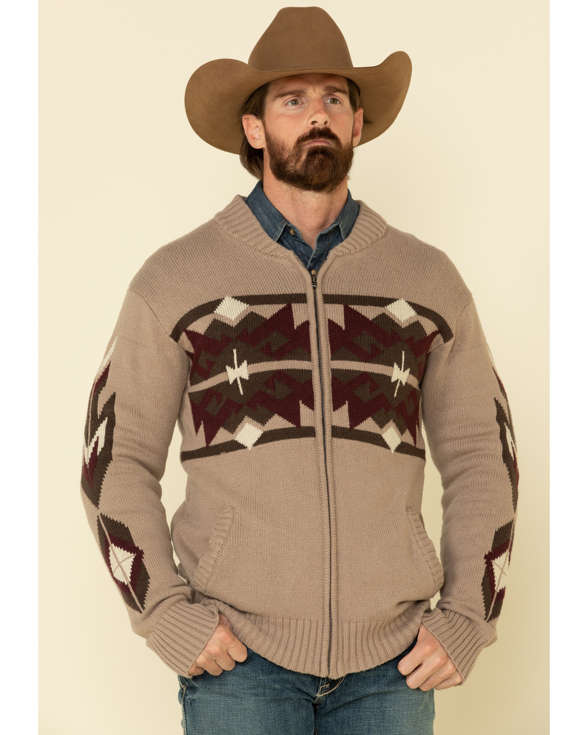 stetson aztec sweater