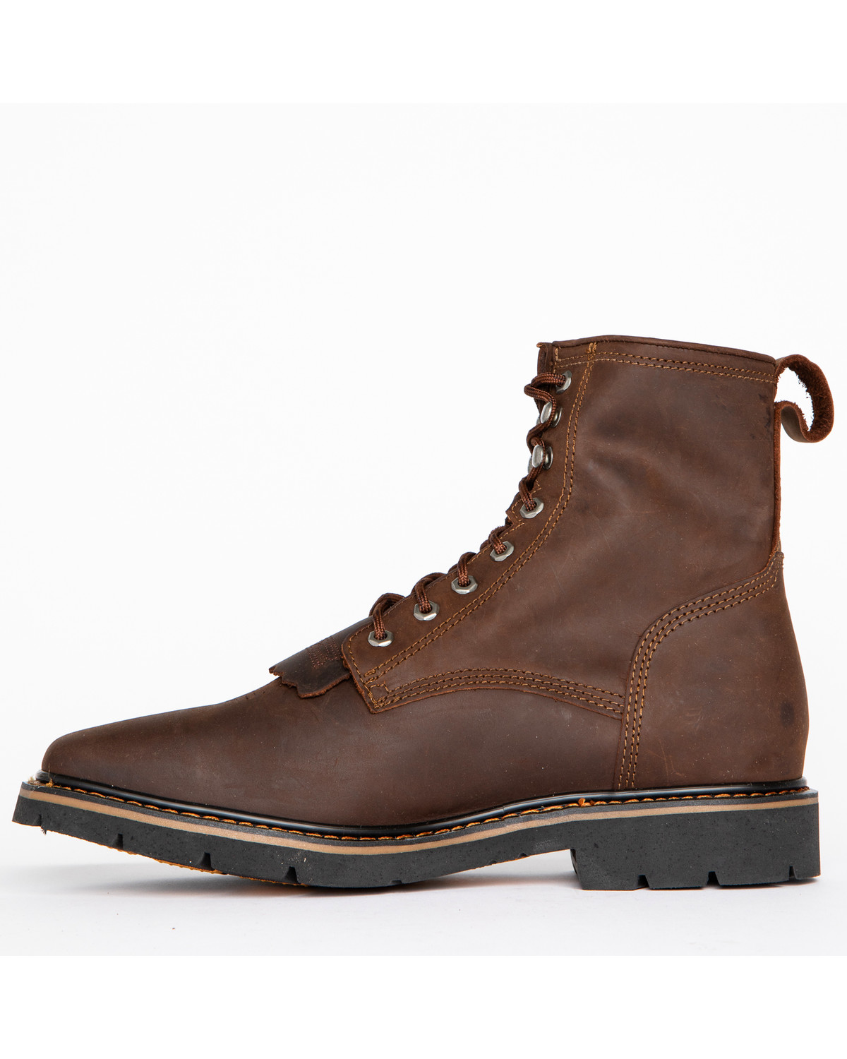 redwing square toe lace up