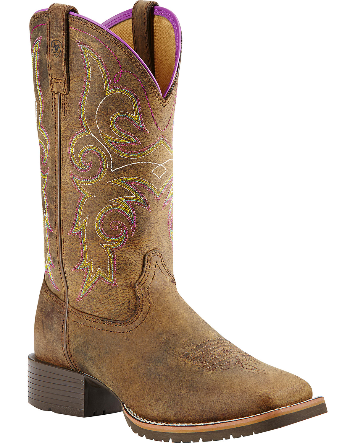 square cowgirl boots
