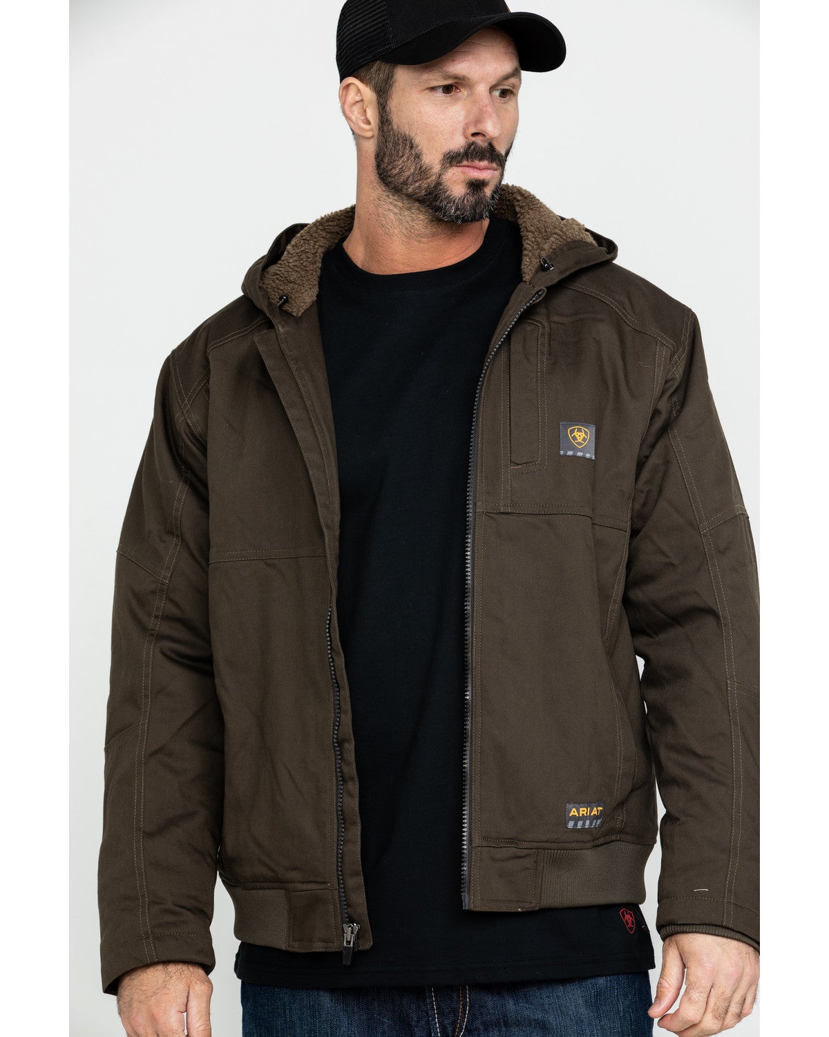 Ariat Men's Rebar Dura Canvas Zip-Front 