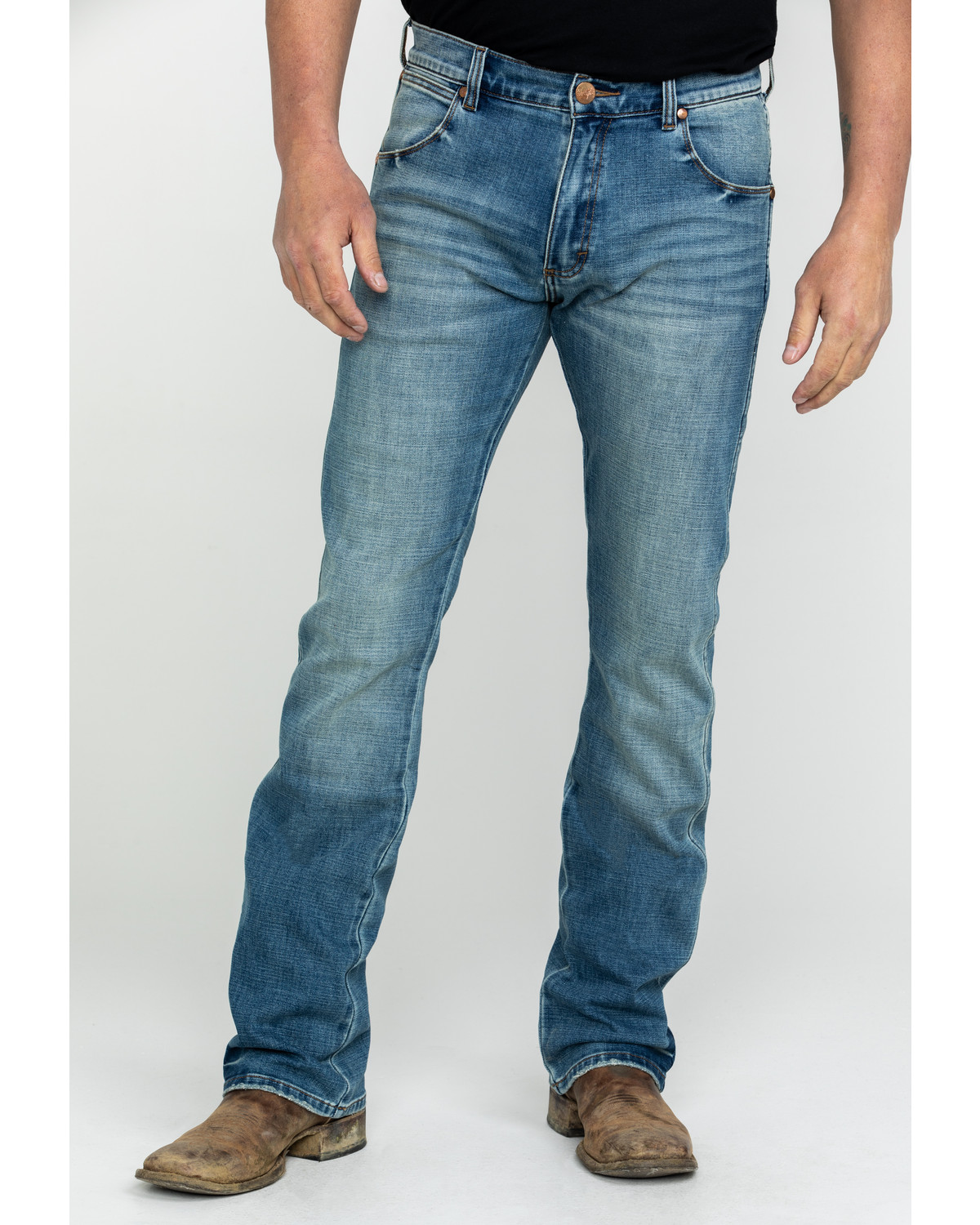 Wrangler Retro Men's Premium Saddler Slim Bootcut Jeans - Country Outfitter
