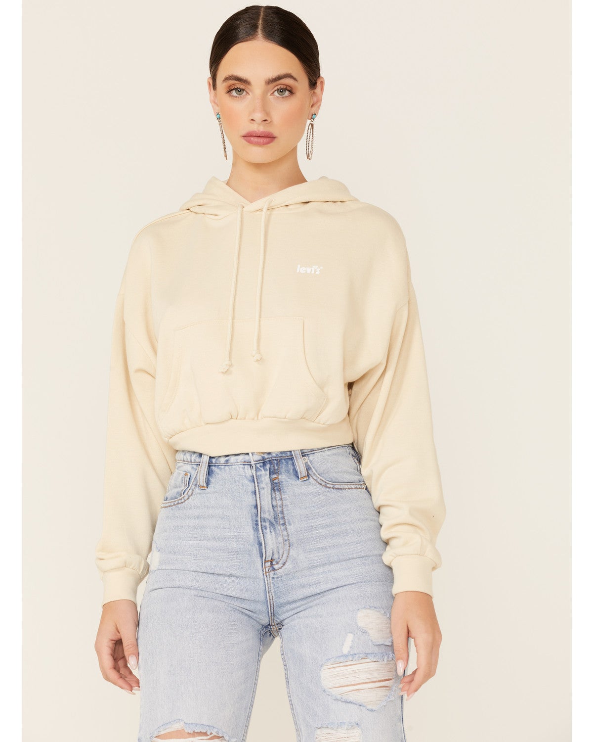 Crop Hoodie Sweatshirt 