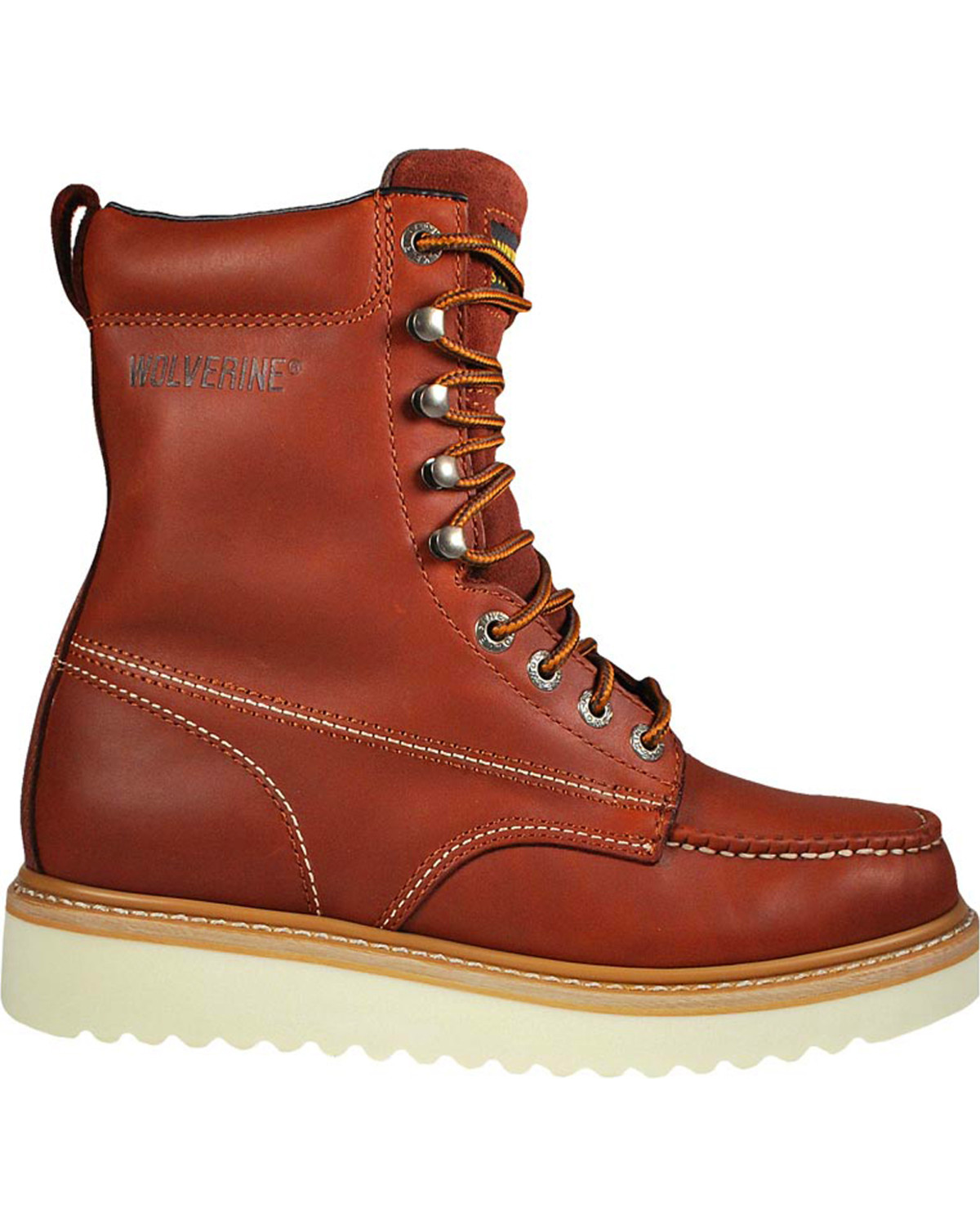 8 inch moc toe work boots clearance
