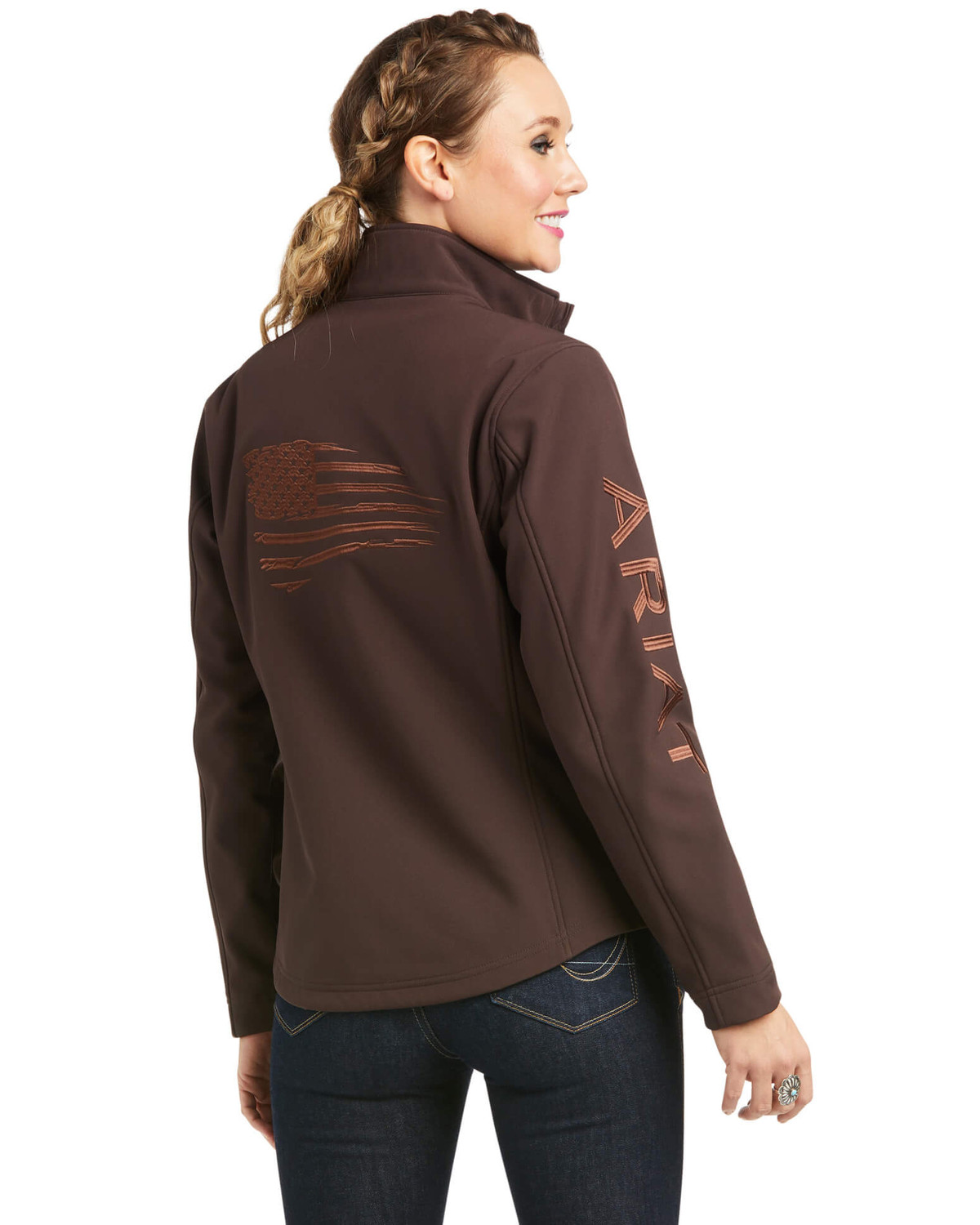 brown ariat jacket women's