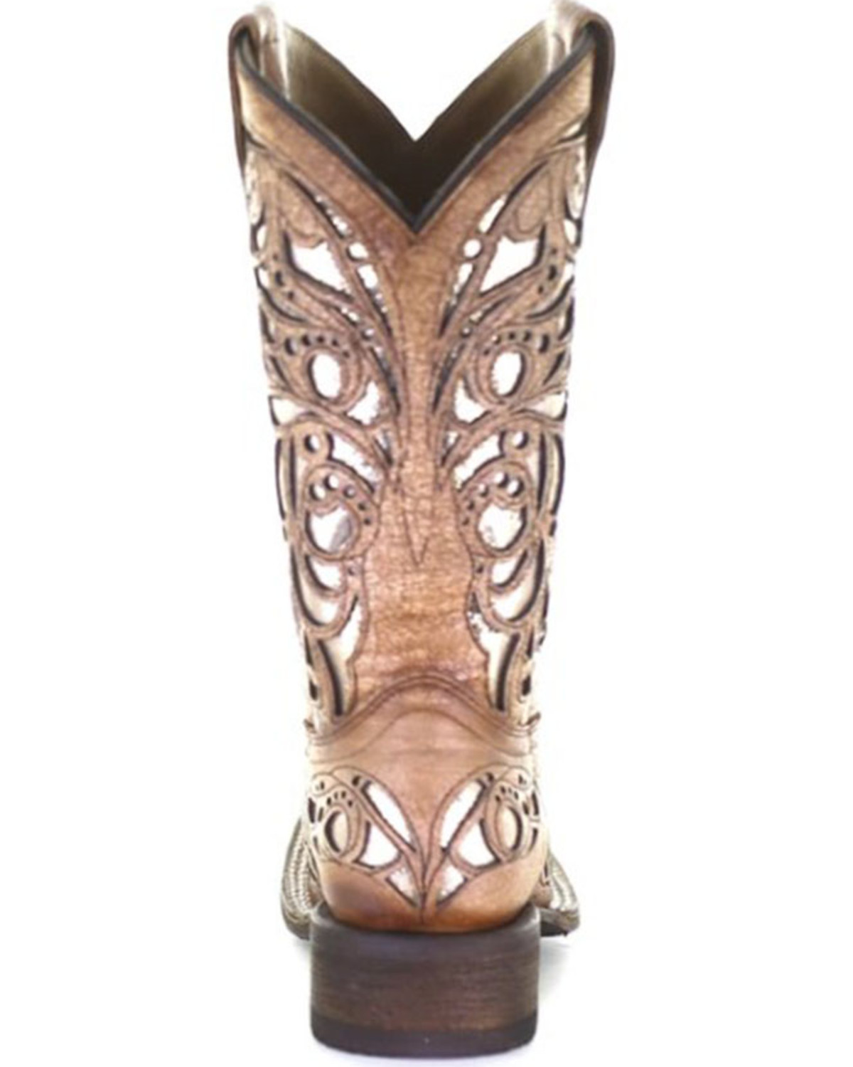 beige shiny boots