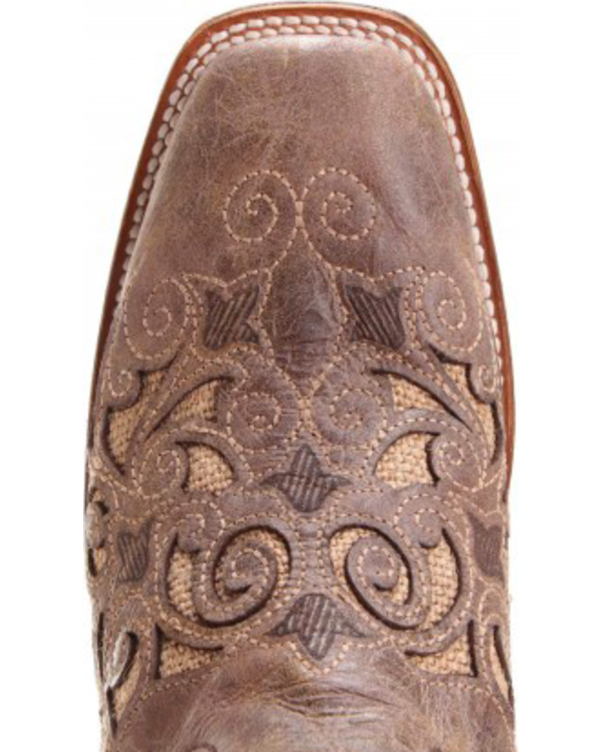 Corral Women's Jute Inlay Cowgirl Boots - Square Toe - Country Outfitter
