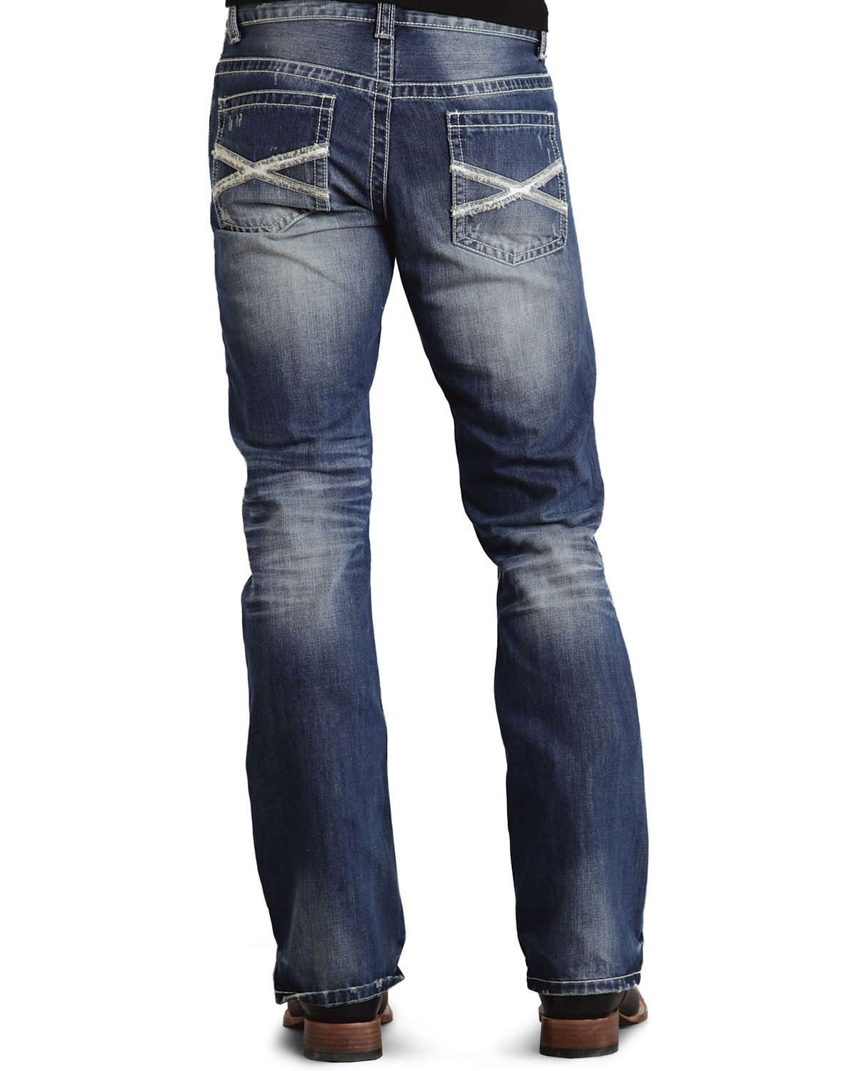 Stetson Rock Fit Bold X Stitched Jeans - Big & Tall - Country Outfitter